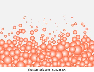 Abstract bubbles background. Vector illustration. Eps10.