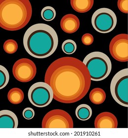 Abstract bubbles pattern