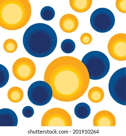 Abstract bubbles pattern