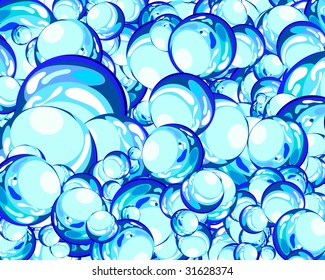 Abstract bubbles vector background for design use