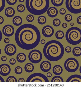Abstract bubbling seamless pattern.