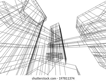 abstract building