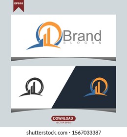 Abstract building concept logo vector design