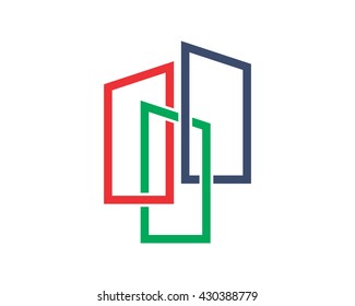 abstract building graph diagram image vector