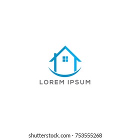 Abstract Building / House Logo Design Vector Template