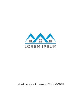 Abstract Building / House Logo Design Vector Template