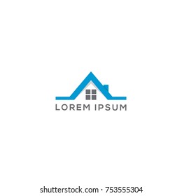 Abstract Building / House Logo Design Vector Template
