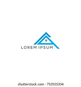 Abstract Building / House Logo Design Vector Template