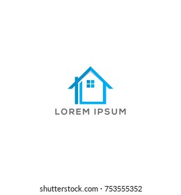 Abstract Building / House Logo Design Vector Template