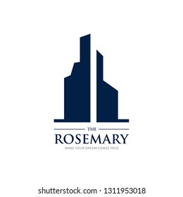 abstract building ideas design vector. Real estate logo template. 