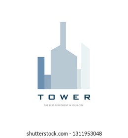 abstract building ideas design vector. Real estate logo template. 