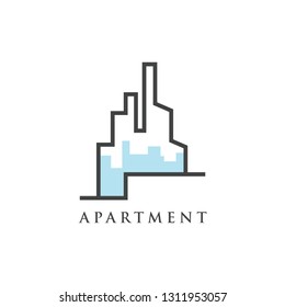 abstract building ideas design vector. Real estate logo template. 