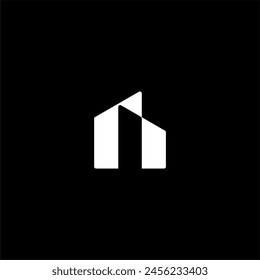 abstract building logo concept vector icon