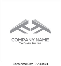abstract building logo design