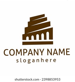 Abstract Building logo design. Building icon. Suitable for brand, advertising, real estate, construction, house, home, apartment, business card, corporate, brand identity, etc.