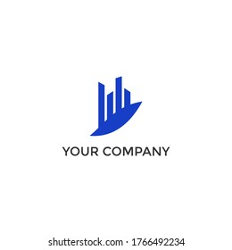 ABSTRACT BUILDING LOGO DESIGN ILLUSTRATION VECTOR GRPAHIC GOOD FOR PROPERTIES, RESIDENCE, APARTMENT