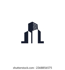 Servicios de diseño de logotipos de construcción abstractos