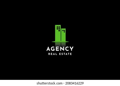 Abstract building logo design vector inspiration.