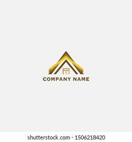 Abstract Building logo icon design template for Real estate, villa, property, contractors and more construction business.