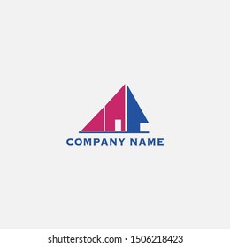 Abstract Building logo icon design template for Real estate, villa, property, contractors and more construction business.