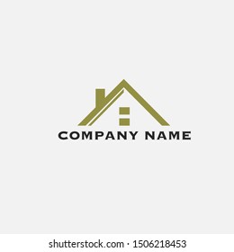 Abstract Building logo icon design template for Real estate, villa, property, contractors and more construction business.