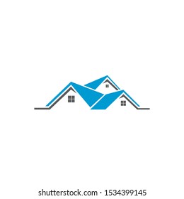 Abstract Building logo icon design template for Real estate, villa, property, contractors and more construction business