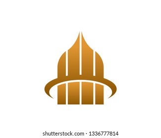 Abstract Building Logo Template, Icon, Symbol - Vector