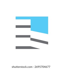Abstract building logo vector for real estate symbol design illustration	
