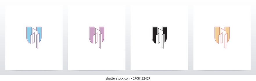 Abstract Building On Letter Logo Design U