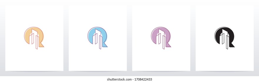 Abstract Building On Letter Logo Design Q