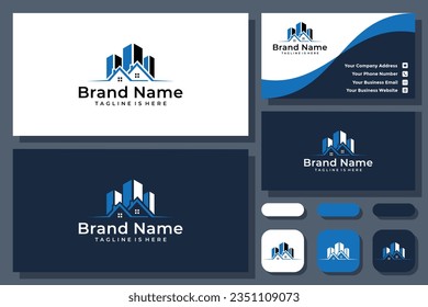 abstract building vector logo estate 