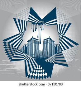abstract building view