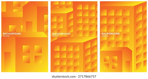 Fondo Abstractas inspirado en edificios con formas arquitectónicas geométricas. Ideal para proyectos inmobiliarios corporativos, construcción de marca, presentaciones de negocios, conceptos urbanos y diseño comercial profesional.
