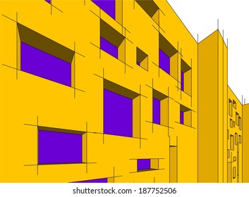 abstract buildings