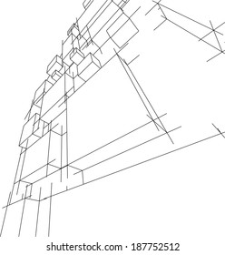 abstract buildings