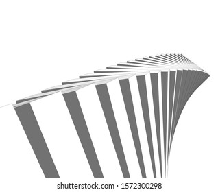 abstract buildings, architectural drawing 3d