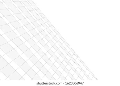 abstract buildings, architectural drawing 3d