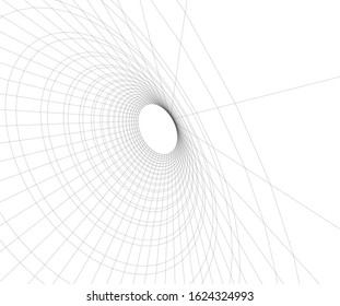 abstract buildings, architectural drawing 3d