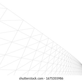 abstract buildings, architectural drawing 3d