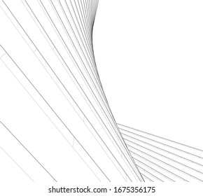 abstract buildings, architectural drawing 3d