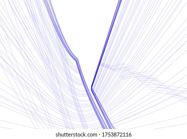 abstract buildings, architectural drawing 3d