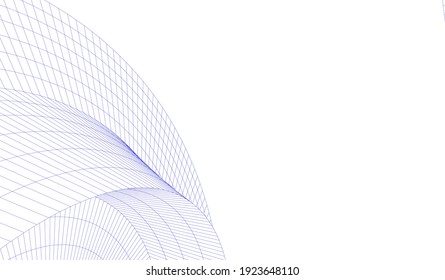 abstract buildings architectural drawing 3d