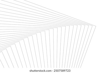 abstract buildings, architectural drawing 3d illustration