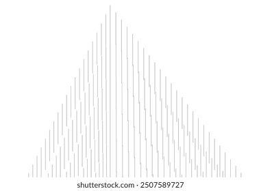 abstract buildings, architectural drawing 3d illustration