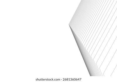 Edificios Abstractas Dibujo arquitectónico 3D
