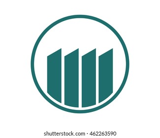 abstract buildings icon skyscraper cityscape architecture construction image vector 