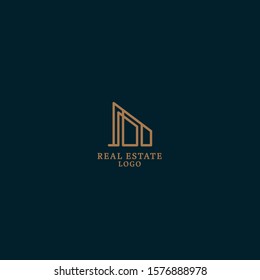 Abstract Buildings Logo. Real Estate Logo. Apartment Logo. Creative House Logo. 