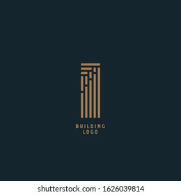 Abstract Buildings Logo. Real Estate Logo. Apartment Logo. Architecture, Resort and Creative House Logo. 
