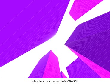 Abstract buildings on white background. Modern architecture 3d 