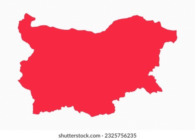 Abstract Bulgaria Simple Map Background, can be used for business designs, presentation designs or any suitable designs.